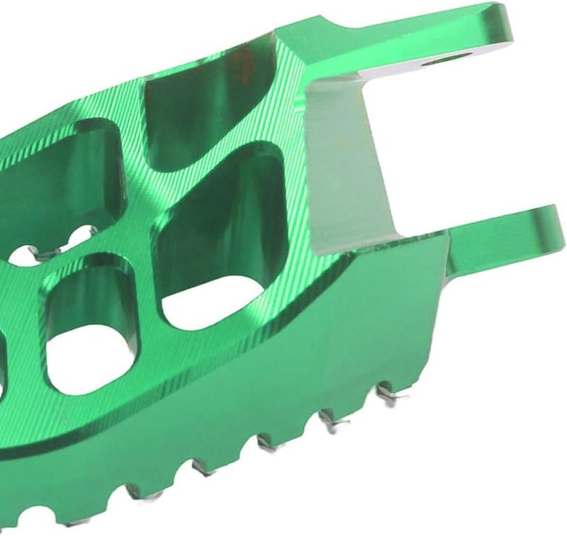 Adsspro Motorcycle CNC Foot Pegs Rests Footpegs for KLX250R 1994-1996,KLX250 06-20, KLX250S 09-14, KLX250SF 09-10, KLX300R 97-07/20-24, KLX300(US) 21-24, KLX650 93-1996, KLX650R 96, KLR650 87-07 (Green) - Image 5